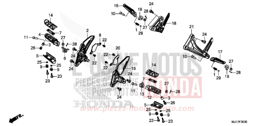 STUFE CBR650FAJ de 2018
