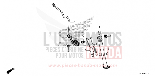 SEITENSTAENDER CBR650FAJ de 2018