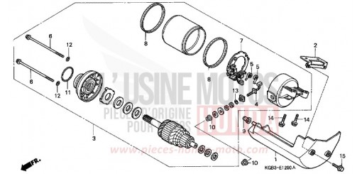 ANLASSER VT125C2Y de 2000