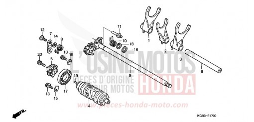 SCHALTTROMMEL VT125C2Y de 2000