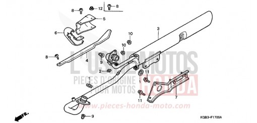 ABGAS-SCHALLDAEMPFER VT125C2Y de 2000