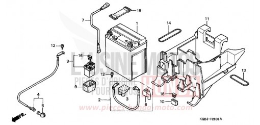 BATTERIE VT125C2Y de 2000