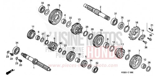 GETRIEBE VT125CX de 1999
