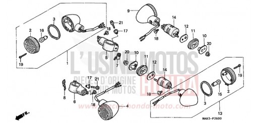 BLINKER VT1100C2X de 1999