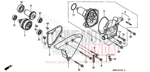 WASSERPUMPE VT1100C3W de 1998