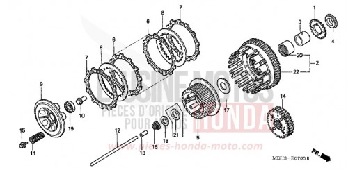 KUPPLUNG VT1100C3X de 1999