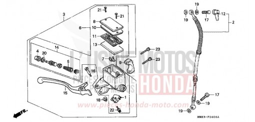 VORDERRADBREMSE VT1100CR de 1994