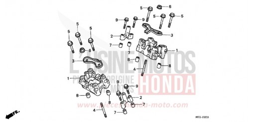 NOCKENWELLENHALTER VT600CJ de 1988