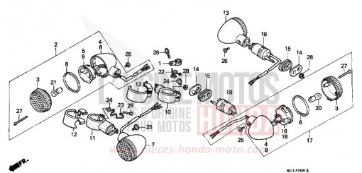 BLINKER VT600CK de 1989