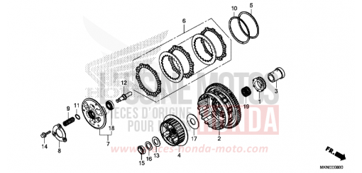 KUPPLUNG CBR650RAK de 2019
