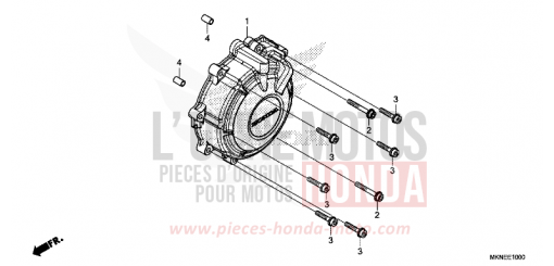 GENERATORABDECKUNG CBR650RAK de 2019