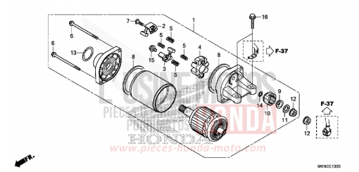 ANLASSER CBR650RAK de 2019