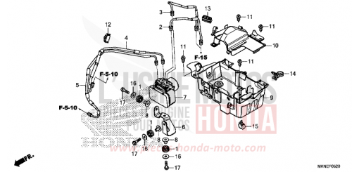 ABS-MODULATOR CBR650RAK de 2019