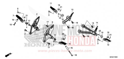STUFE CBR650RAK de 2019
