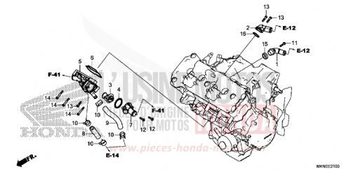 THERMOSTAT CBR650RAK de 2019
