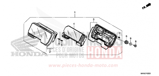 MESSGERAET CBR650RAK de 2019