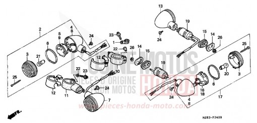 BLINKER VT600CR de 1994