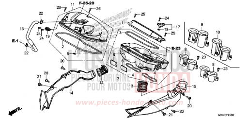 LUFTFILTER CBR650RAK de 2019