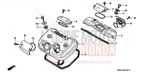 ZYLINDERKOPFDECKEL VT600CS de 1995