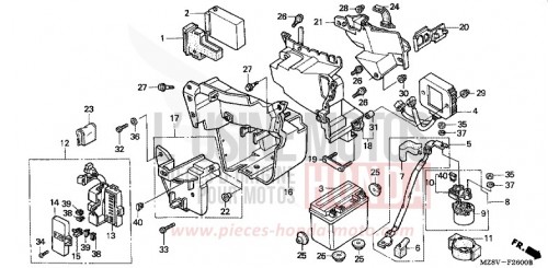 BATTERIE VT600CW de 1998