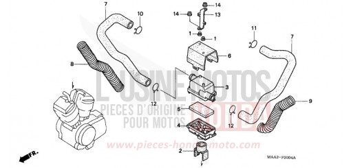 ZUSATZ-LUFTFILTER VT1100C2S de 1995