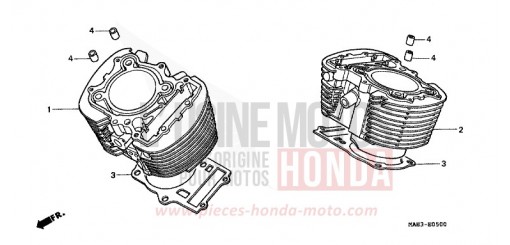 ZYLINDER VT1100C2X de 1999