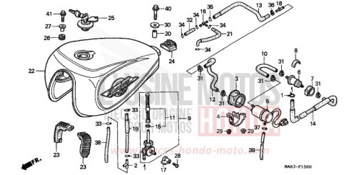 KRAFTSTOFFTANK/KRAFTSTOFFPUMPE VT1100C2X de 1999