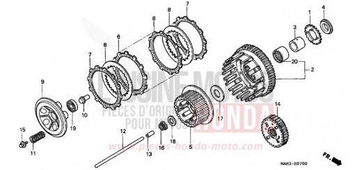KUPPLUNG VT1100C2X de 1999