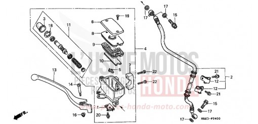 VORDERRADBREMSE VT1100C2X de 1999