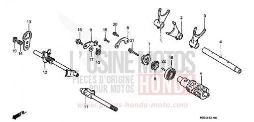 SCHALTTROMMEL VT1100C3W de 1998