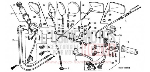 SCHALTER/KABEL VT1100C3W de 1998