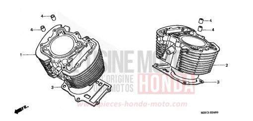 ZYLINDER VT1100C3W de 1998
