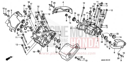ZYLINDERKOPFDECKEL VT1100C3X de 1999