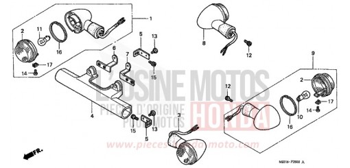 BLINKER VT1100C3X de 1999
