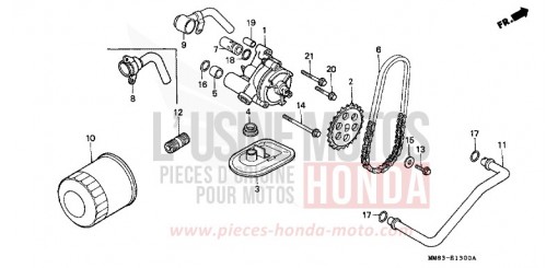 OELFILTER/OELPUMPE VT1100CJ de 1988