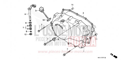 KURBELGEHAEUSEABDECKUNG VT600CJ de 1988
