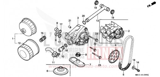 OELFILTER/OELPUMPE VT600CK de 1989