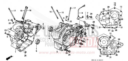 KURBELGEHAEUSE VT600CN de 1992