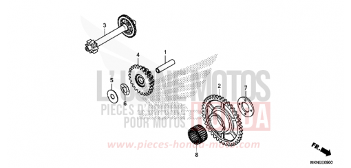 ANLASSER-ANTRIEBSZAHNRAD CBR650RAK de 2019