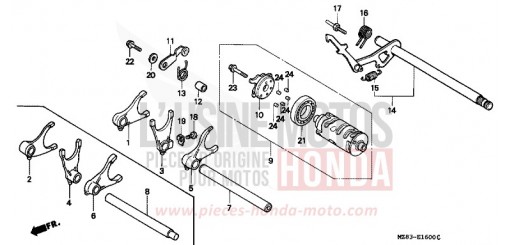 SCHALTTROMMEL VT600CS de 1995