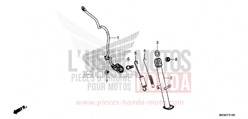 SEITENSTAENDER CBR650RAK de 2019