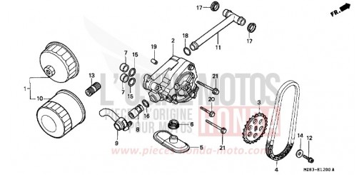 OELFILTER/OELPUMPE VT600CT de 1996