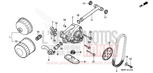 OELFILTER/OELPUMPE VT600CV de 1997