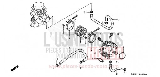 ANSAUGKRUEMMER VT600CW de 1998