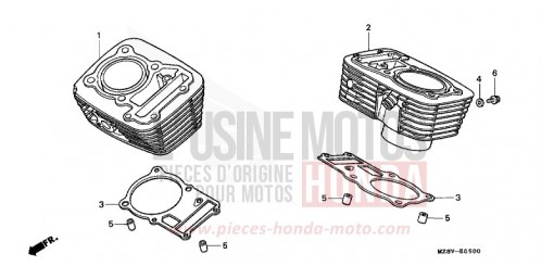 ZYLINDER VT600CW de 1998