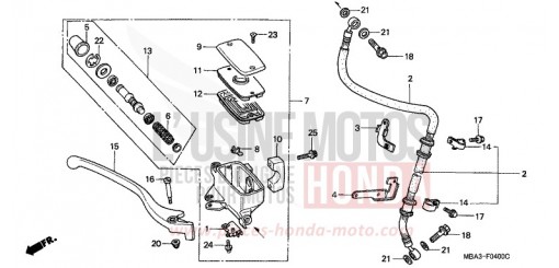 VORDERRADBREMSE VT750CV de 1997