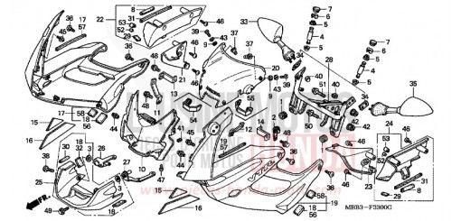 WINDLAUF VTR1000F2 de 2002