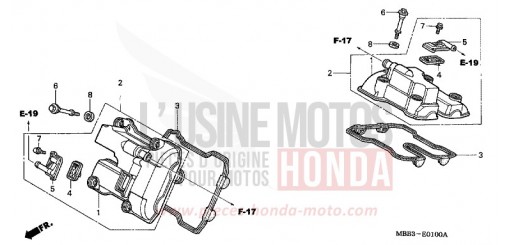 ZYLINDERKOPFDECKEL VTR1000FY de 2000