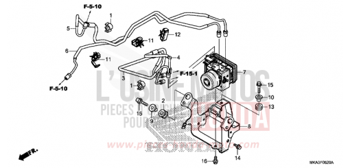 ABS-MODULATOR NC750XAH de 2017