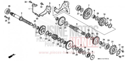 GETRIEBE XL600VM de 1991